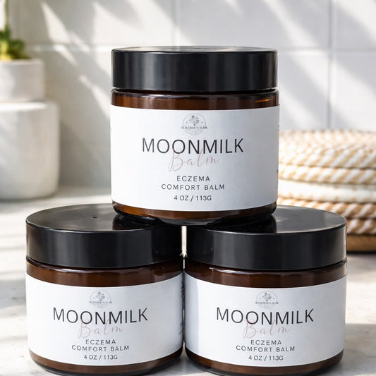 Moonmilk Eczema Comfort Balm – Unscented Baby Barrier Balm for Dry & Sensitive Skin