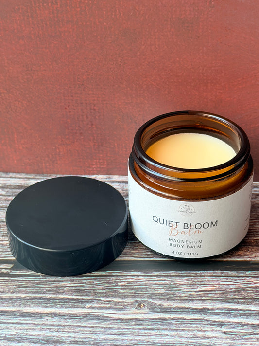Quiet Bloom Magnesium Balm | Relaxing Magnesium Body Balm | Sovereign Suds