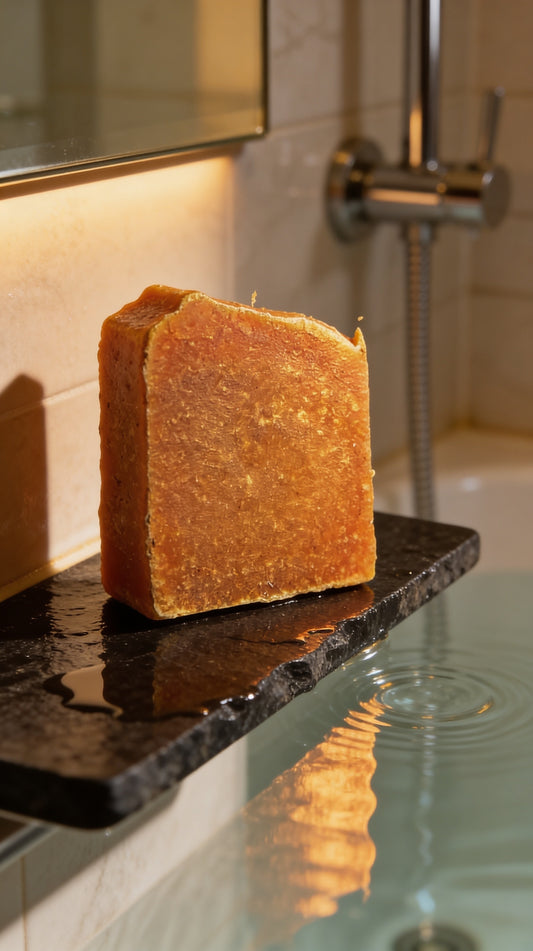 Papaya & Goat Milk Soap | Handcrafted Tallow Soap “ Aurelia”