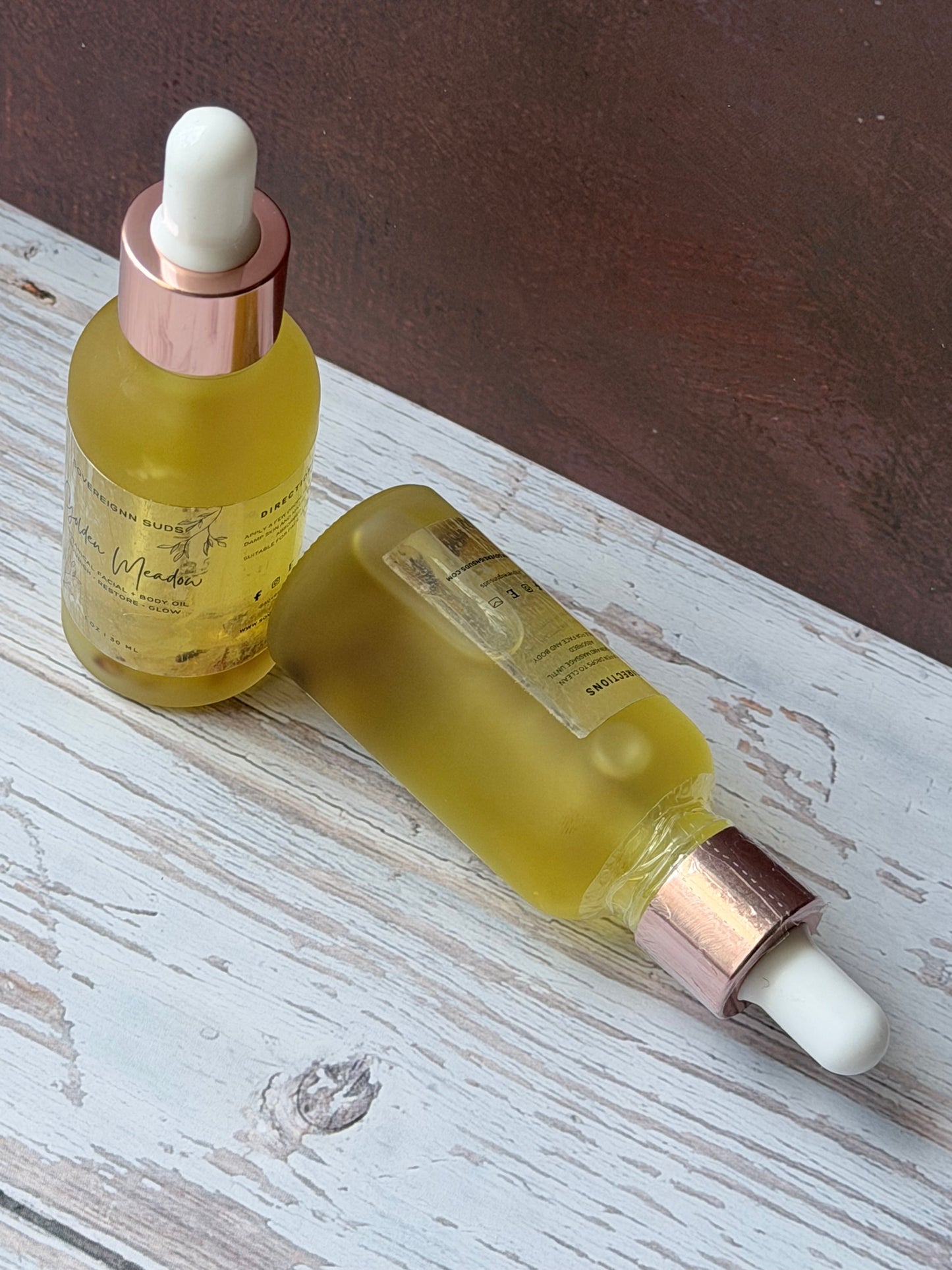 Golden Meadow Botanical Facial & Body Oil | Calendula & Chamomile | Sovereign Suds