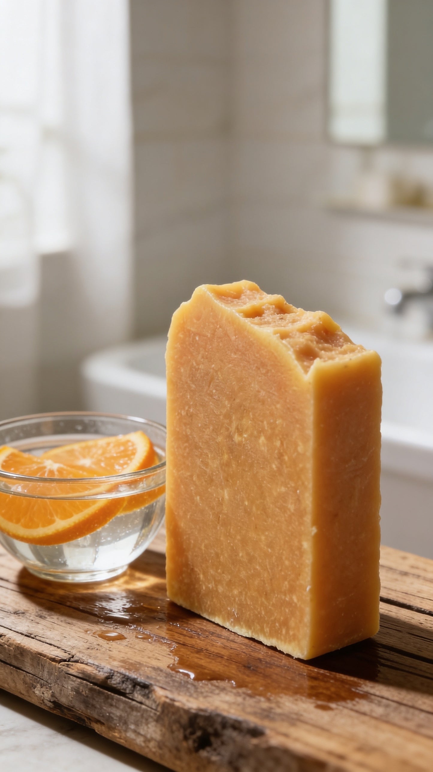 Papaya & Goat Milk Soap | Handcrafted Tallow Soap “ Aurelia”