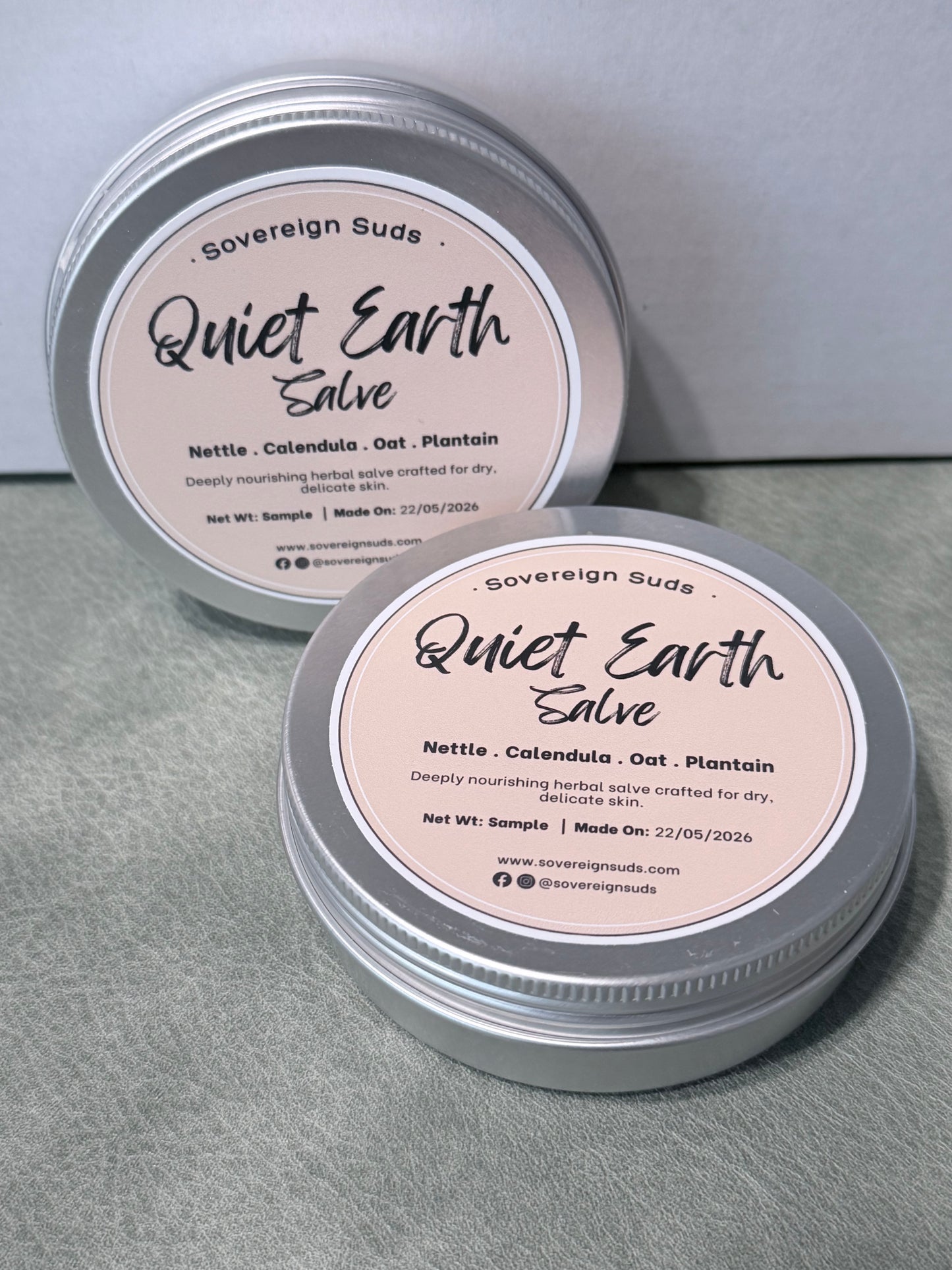 Herbal Salves | Botanical Balm for Dry Sensitive Skin | Quiet Earth Salve