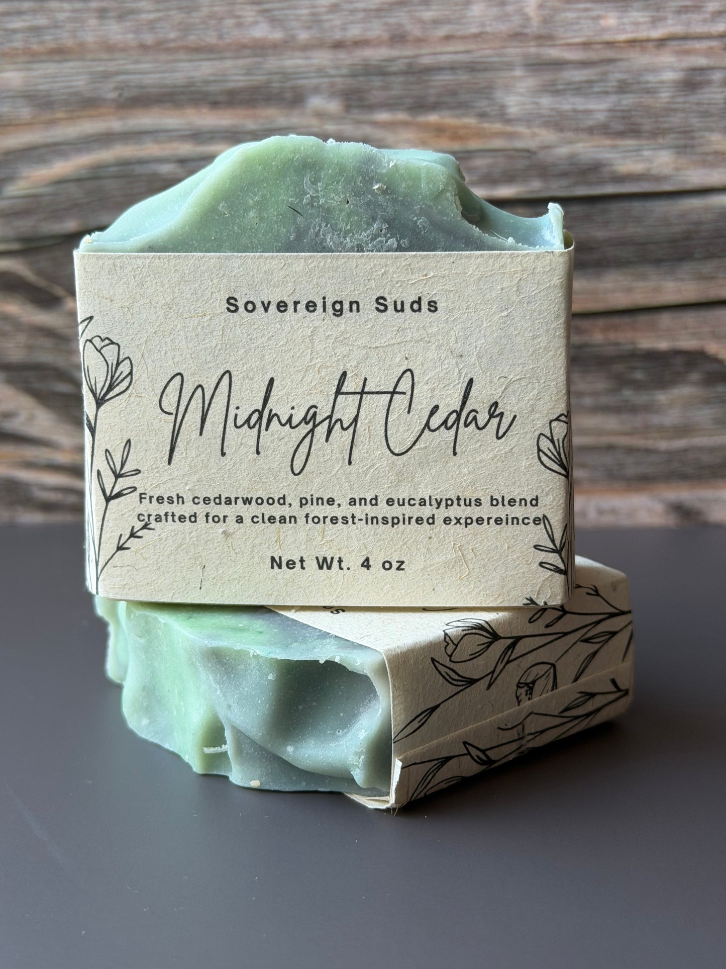 Midnight Cedar | Cedarwood, Pine & Eucalyptus Soap