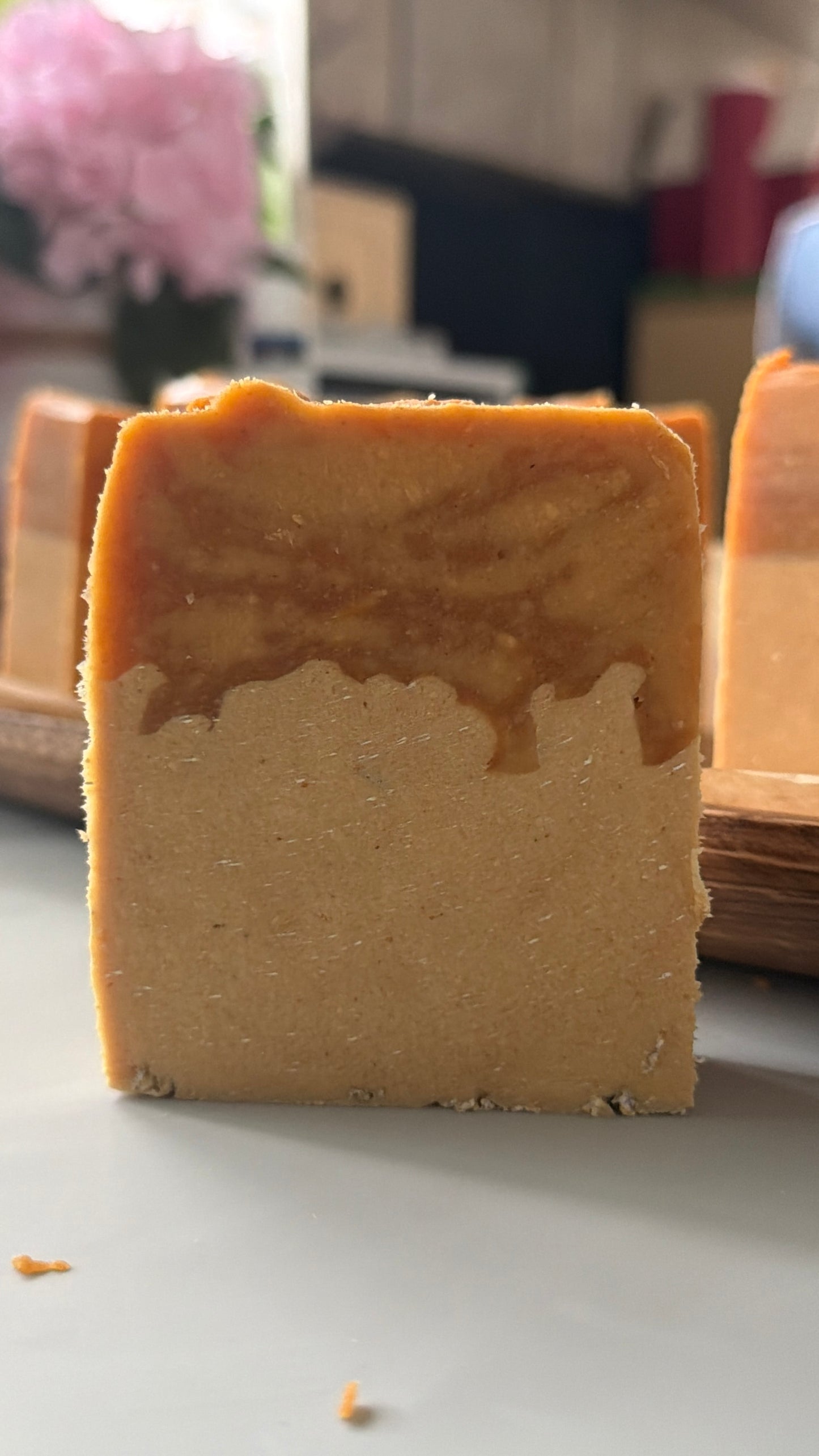Turmeric & Goat Milk with Honey Handmade Soap
 Skin “ Sunlit Skin”