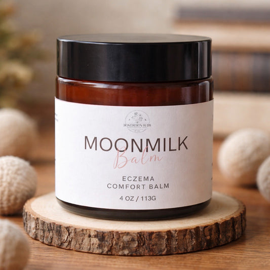 Moonmilk Eczema Comfort Balm – Unscented Baby Barrier Balm for Dry & Sensitive Skin