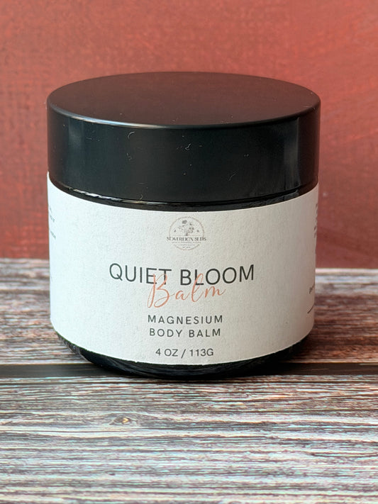 Quiet Bloom Magnesium Balm | Relaxing Magnesium Body Balm | Sovereign Suds