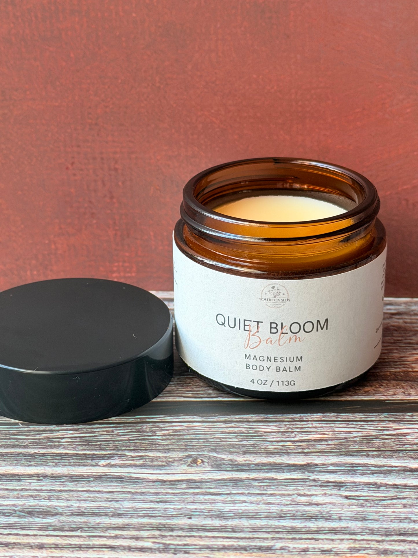 Quiet Bloom Magnesium Balm | Relaxing Magnesium Body Balm | Sovereign Suds