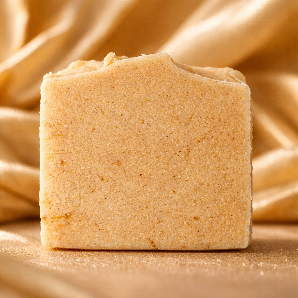 Sunlit Skin™ Goat Milk Turmeric Soap | Gentle Glow Bar for Sensitive Skin